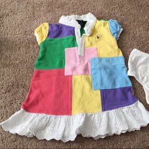 Ralph Lauren Patchwork dress toddler girl 18 month
